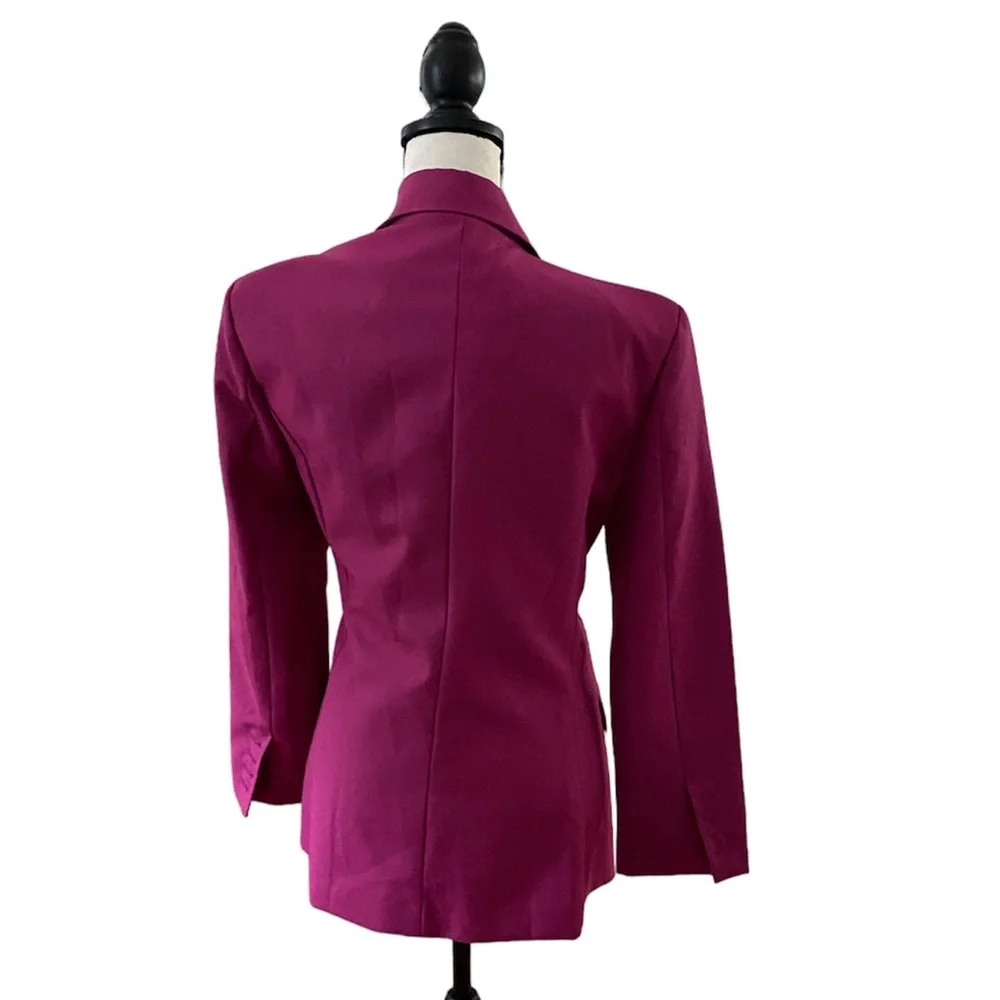 Cinched Waist Hot Pink Blazer - Picture 2 of 2